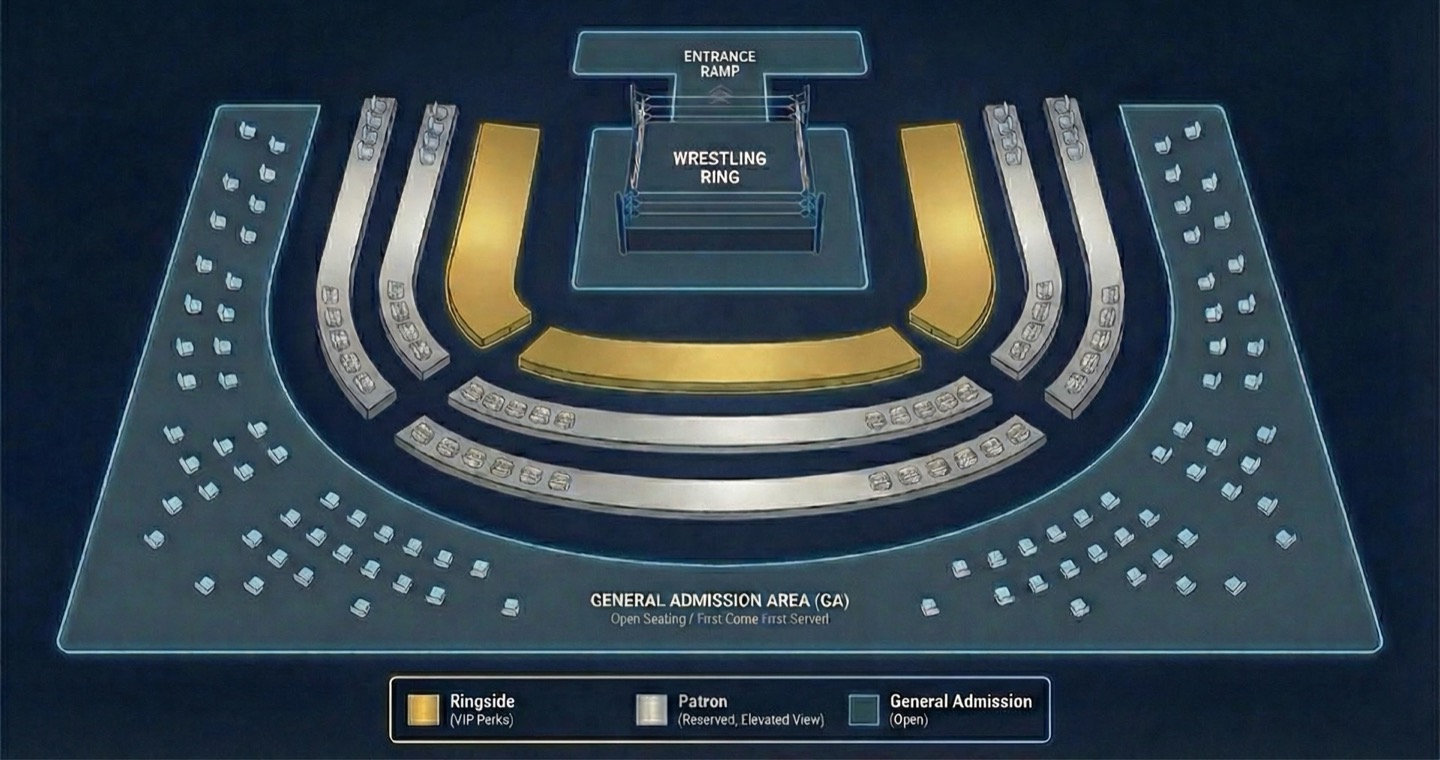 Druid Hills Golf Club Ballroom Seating Chart - Country Club Wrestling: The Musical