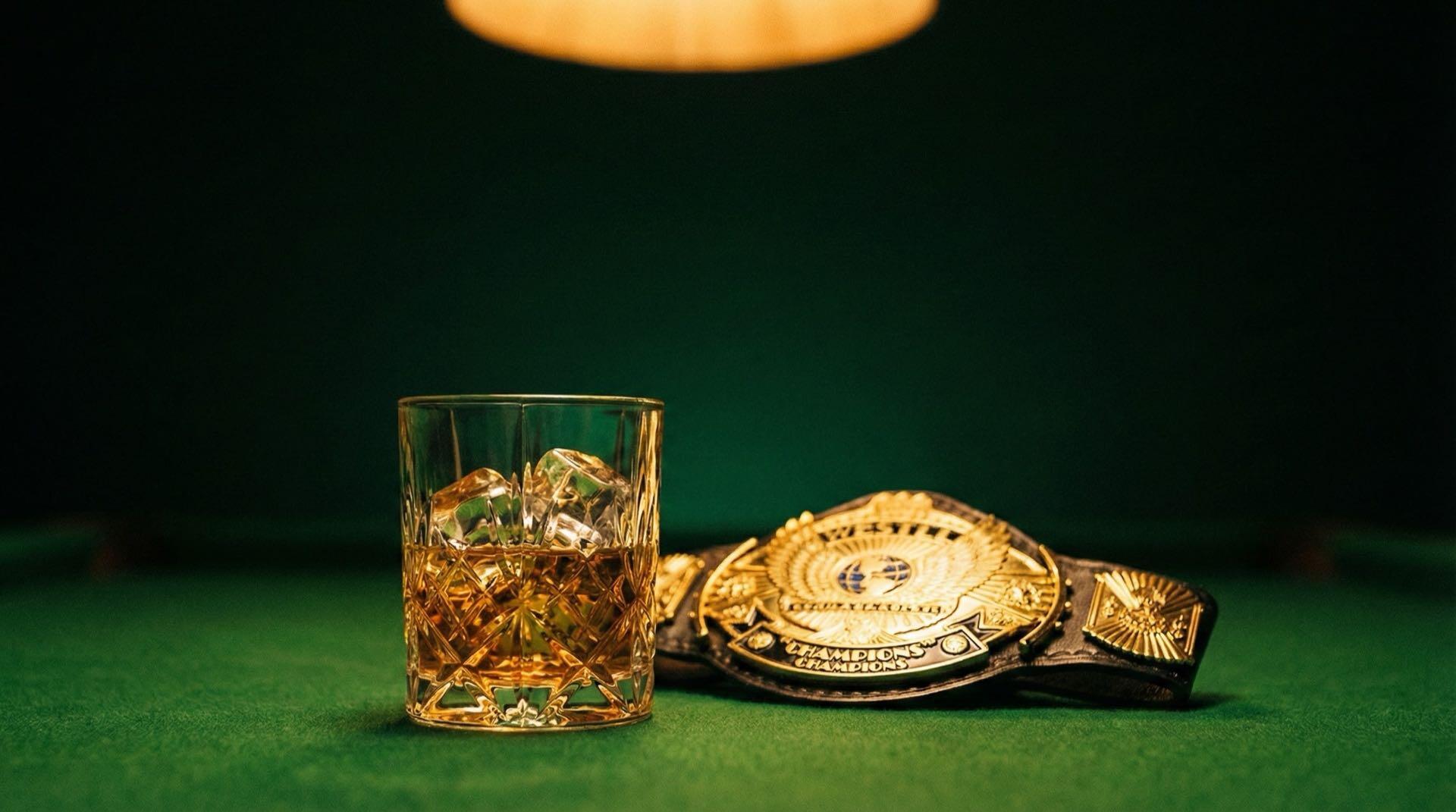 Country Club Wrestling: The Musical - Whiskey and Championship Belt